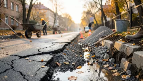remont drogi gminnej wraz z remontem chodników