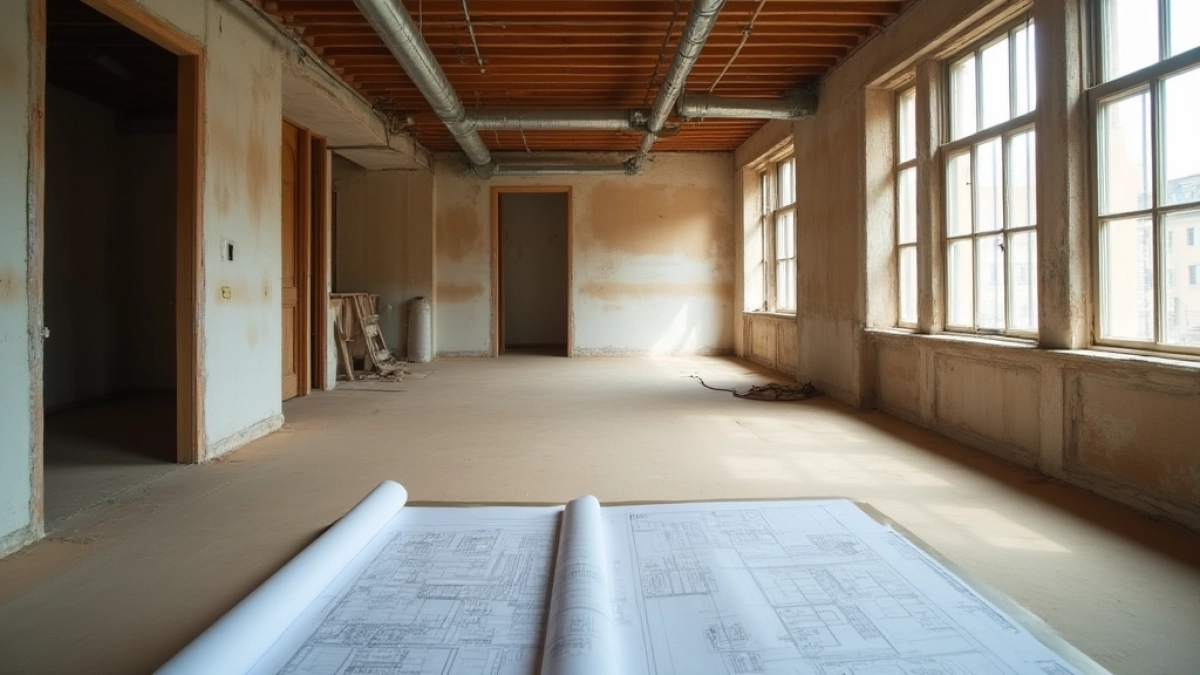 Perspektywa mieszkania do remontu