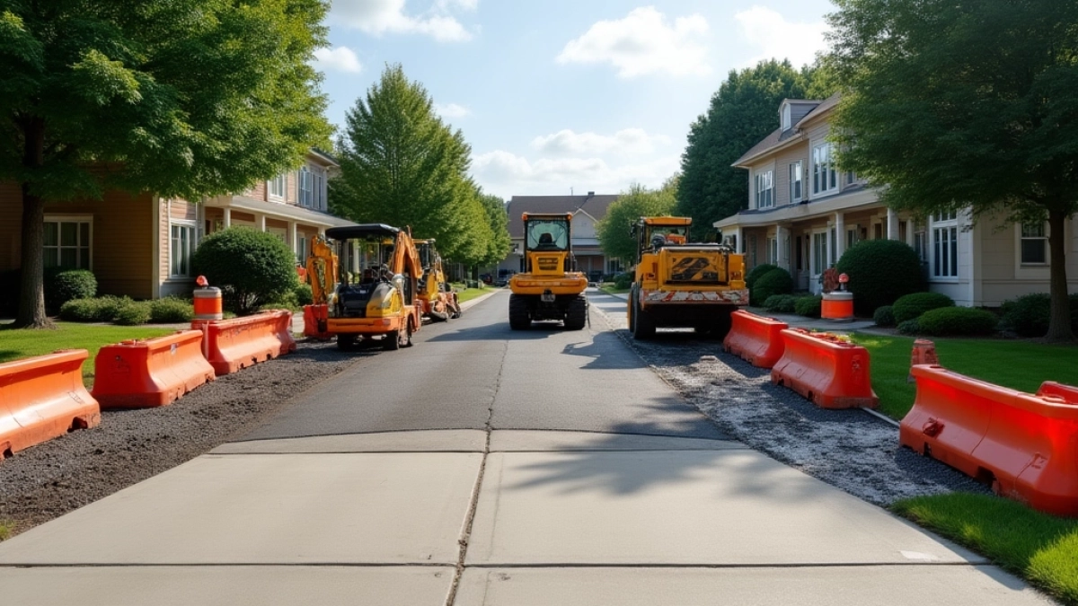 Remont drogi a wjazd na posesję