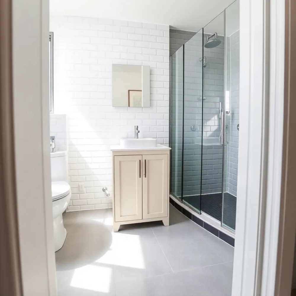 Remont łazienki tanim kosztem